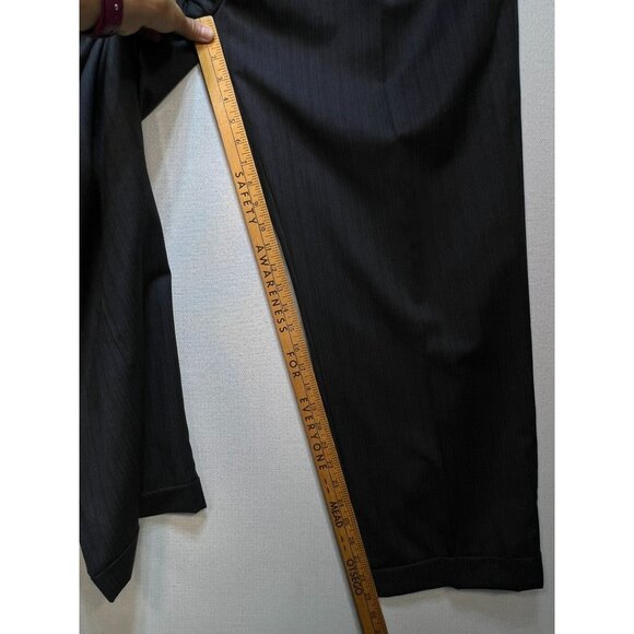 Jos. A. Bank Mens 2-Button Blazer Pleat Front Pant Wool 2-Piece Suit Sz 46L Gray - Picture 15 of 16